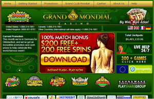 Play Grand Mondial at American Roulette